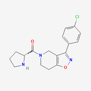 3-(4-chlorophenyl)-5-D-prolyl-4,5,6,7-tetrahydroisoxazolo[4,5-c]pyridine