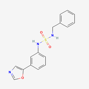 N-(benzylsulfamoyl)-3-(1,3-oxazol-5-yl)aniline