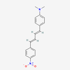 N,N-dimethyl-4-[4-(4-nitrophenyl)-1,3-butadien-1-yl]aniline