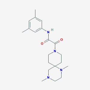 N-(3,5-dimethylphenyl)-2-(1,4-dimethyl-1,4,9-triazaspiro[5.5]undec-9-yl)-2-oxoacetamide