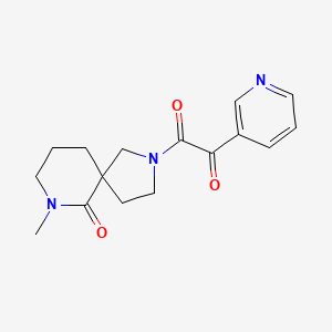 7-methyl-2-[oxo(pyridin-3-yl)acetyl]-2,7-diazaspiro[4.5]decan-6-one