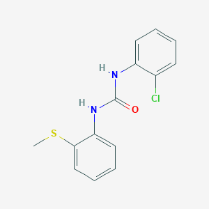 N-(2-CHLOROPHENYL)-N'-[2-(METHYLSULFANYL)PHENYL]UREA