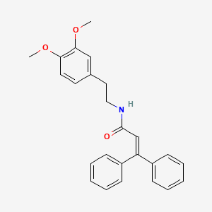 N-[2-(3,4-dimethoxyphenyl)ethyl]-3,3-diphenylacrylamide