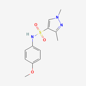 N-(4-METHOXYPHENYL)-13-DIMETHYL-1H-PYRAZOLE-4-SULFONAMIDE