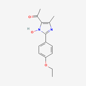 1-[2-(4-ethoxyphenyl)-1-hydroxy-4-methyl-1H-imidazol-5-yl]ethanone