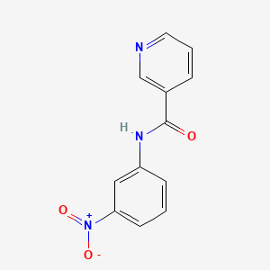 molecular formula C12H9N3O3 B5386665 N-(3-nitrophenyl)pyridine-3-carboxamide 