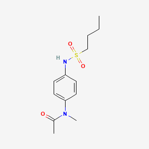 N-[4-(BUTANE-1-SULFONAMIDO)PHENYL]-N-METHYLACETAMIDE