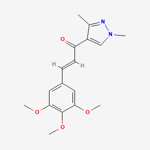 (E)-1-(1,3-DIMETHYL-1H-PYRAZOL-4-YL)-3-(3,4,5-TRIMETHOXYPHENYL)-2-PROPEN-1-ONE