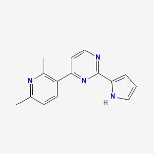 4-(2,6-dimethyl-3-pyridinyl)-2-(1H-pyrrol-2-yl)pyrimidine hydrochloride