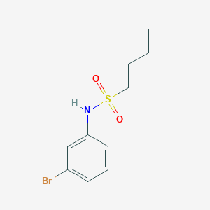 molecular formula C10H14BrNO2S B5386901 N-(3-bromophenyl)butane-1-sulfonamide 