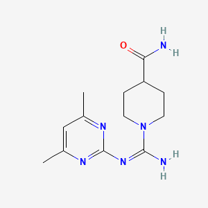 1-[(Z)-N'-(4,6-dimethylpyrimidin-2-yl)carbamimidoyl]piperidine-4-carboxamide