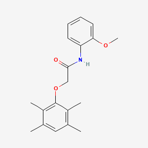 molecular formula C19H23NO3 B5386966 N-(2-methoxyphenyl)-2-(2,3,5,6-tetramethylphenoxy)acetamide 