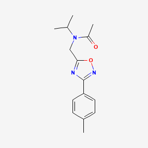 N-isopropyl-N-{[3-(4-methylphenyl)-1,2,4-oxadiazol-5-yl]methyl}acetamide