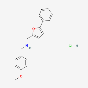 (4-methoxybenzyl)[(5-phenyl-2-furyl)methyl]amine hydrochloride