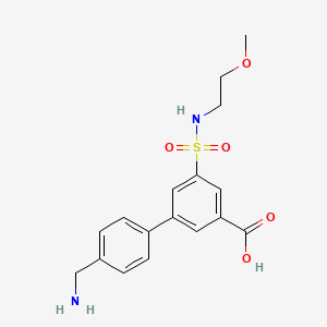 4'-(aminomethyl)-5-{[(2-methoxyethyl)amino]sulfonyl}-3-biphenylcarboxylic acid hydrochloride