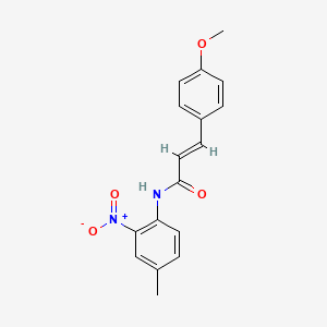 (2E)-3-(4-methoxyphenyl)-N-(4-methyl-2-nitrophenyl)prop-2-enamide