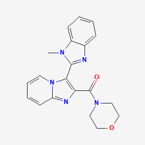 1-methyl-2-[2-(morpholin-4-ylcarbonyl)imidazo[1,2-a]pyridin-3-yl]-1H-benzimidazole