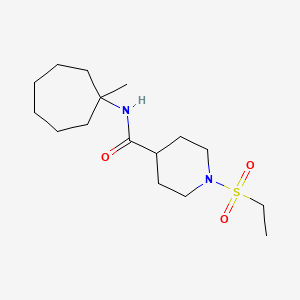 1-(ethylsulfonyl)-N-(1-methylcycloheptyl)-4-piperidinecarboxamide