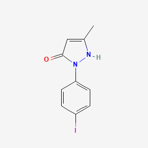 1-(4-Iodophenyl)-3-methyl-1H-pyrazol-5-ol