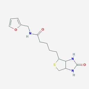 N-(2-furylmethyl)-5-(2-oxohexahydro-1H-thieno[3,4-d]imidazol-4-yl)pentanamide