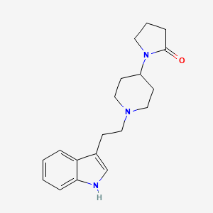 1-{1-[2-(1H-indol-3-yl)ethyl]piperidin-4-yl}pyrrolidin-2-one