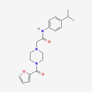 2-[4-(2-furoyl)-1-piperazinyl]-N-(4-isopropylphenyl)acetamide