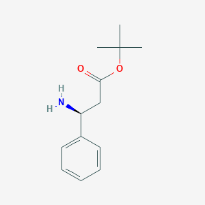 molecular formula C13H19NO2 B053875 叔丁基 (3S)-3-氨基-3-苯基丙酸酯 CAS No. 120686-18-2