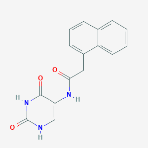 N-(2,4-dioxo-1,2,3,4-tetrahydropyrimidin-5-yl)-2-(naphthalen-1-yl)acetamide