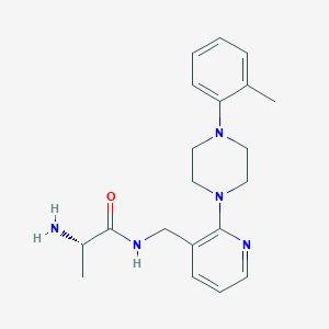 N~1~-({2-[4-(2-methylphenyl)piperazin-1-yl]pyridin-3-yl}methyl)-L-alaninamide