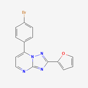 7-(4-bromophenyl)-2-(furan-2-yl)-[1,2,4]triazolo[1,5-a]pyrimidine