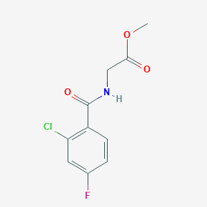 Methyl 2-[(2-chloro-4-fluorobenzoyl)amino]acetate