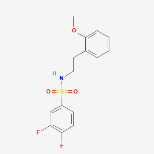 3,4-difluoro-N-[2-(2-methoxyphenyl)ethyl]benzenesulfonamide