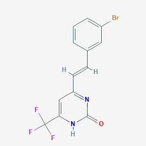 molecular formula C13H8BrF3N2O B5387700 BVFP 