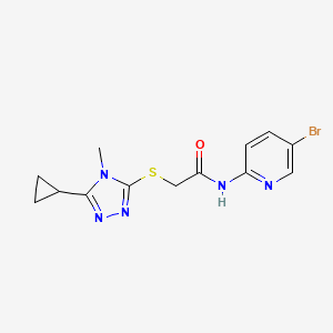 N-(5-BROMO-2-PYRIDINYL)-2-[(5-CYCLOPROPYL-4-METHYL-4H-1,2,4-TRIAZOL-3-YL)SULFANYL]ACETAMIDE