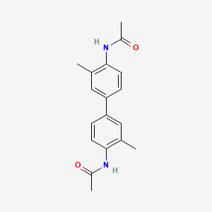 molecular formula C18H20N2O2 B5387802 N,N'-Diacetyl-3,3'-dimethylbenzidine 