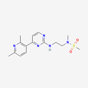 N-(2-{[4-(2,6-dimethylpyridin-3-yl)pyrimidin-2-yl]amino}ethyl)-N-methylmethanesulfonamide