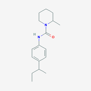 molecular formula C17H26N2O B5387875 N-[4-(butan-2-yl)phenyl]-2-methylpiperidine-1-carboxamide 