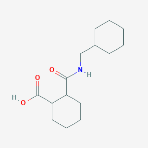 2-{[(CYCLOHEXYLMETHYL)AMINO]CARBONYL}-1-CYCLOHEXANECARBOXYLIC ACID