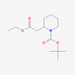 molecular formula C14H25NO4 B053883 N-Boc-2-哌啶乙酸乙酯 CAS No. 118667-62-2