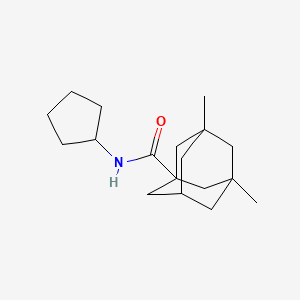 N-cyclopentyl-3,5-dimethyl-1-adamantanecarboxamide