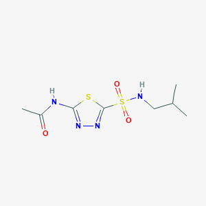 N-{5-[(isobutylamino)sulfonyl]-1,3,4-thiadiazol-2-yl}acetamide