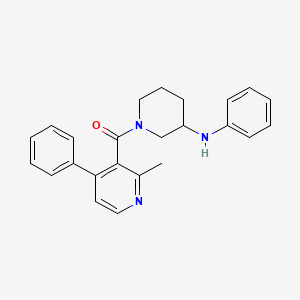 1-[(2-methyl-4-phenyl-3-pyridinyl)carbonyl]-N-phenyl-3-piperidinamine