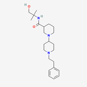 N-(2-hydroxy-1,1-dimethylethyl)-1'-(2-phenylethyl)-1,4'-bipiperidine-3-carboxamide