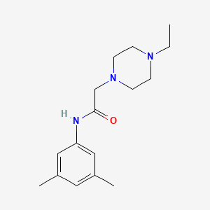 N-(3,5-dimethylphenyl)-2-(4-ethylpiperazin-1-yl)acetamide