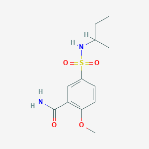 5-(Butan-2-ylsulfamoyl)-2-methoxybenzamide