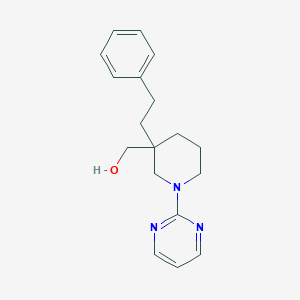 [3-(2-phenylethyl)-1-pyrimidin-2-ylpiperidin-3-yl]methanol