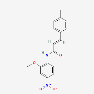 (2E)-N-(2-methoxy-4-nitrophenyl)-3-(4-methylphenyl)prop-2-enamide