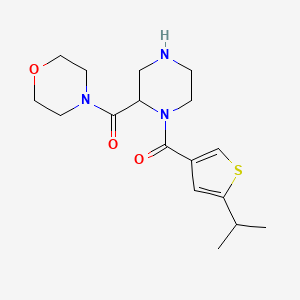 4-({1-[(5-isopropyl-3-thienyl)carbonyl]-2-piperazinyl}carbonyl)morpholine