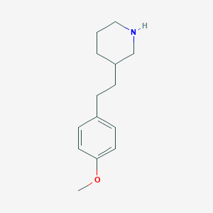 3-[2-(4-methoxyphenyl)ethyl]piperidine hydrochloride