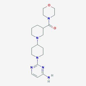 2-[3-(morpholin-4-ylcarbonyl)-1,4'-bipiperidin-1'-yl]pyrimidin-4-amine